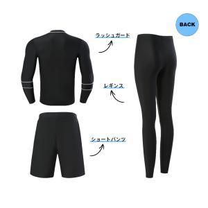 新作登場! フィットネス水着 メンズ ラッシュ...の詳細画像2