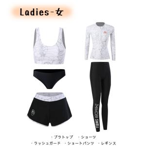 フィットネス水着 親子ペア パパ ママ 女の子...の詳細画像2