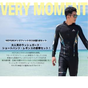 新作登場! フィットネス水着 メンズ ラッシュ...の詳細画像3