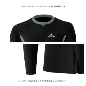フィットネス水着 メンズ ラッシュガード 上下...の詳細画像3