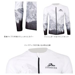 フィットネス水着 メンズ ラッシュガード 上下...の詳細画像3