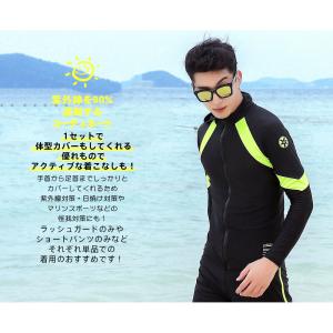 フィットネス水着 水着 メンズ ラッシュガード...の詳細画像5