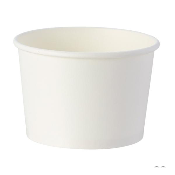 アイスデザート用紙カップ【HEIKO】アイスぺーパーカップ 10オンス(300ml) ホワイト 口径...