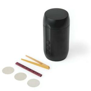 松栄堂の充電式電気香炉　ひとたき香炉 こづつ SARA　黒