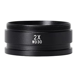 HAYEAR ステレオ 顕微鏡 補助対物レンズ SZX バローレンズ 48mm 2X WD30 並行...