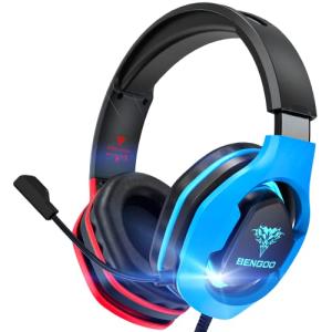 BENGOO G9500 ゲーミングヘッドセット ヘッドホン PS4 Xbox One PCコントローラー用 オーバーイヤーヘッドホン 並行輸入の商品画像