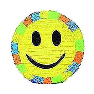 Aztec Imports  Inc. Magic Cabin Smiley Face Pinata   Yellow 並行輸入