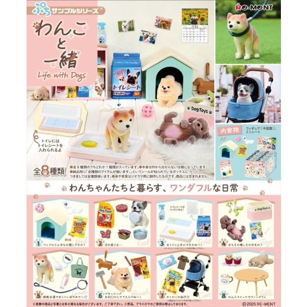 リーメント ぷちサンプルシリーズ わんこと一緒 BOX商品 全8種類 犬 いぬ 全部揃います