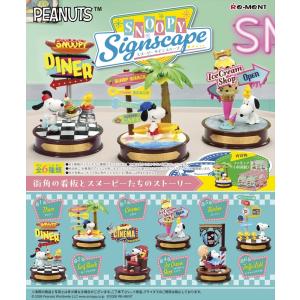 12月14日発売予定 リーメント スヌーピー SNOOPY Signscape サインスケープ フィギュア ミニチュア BOX商品 全6種類 全部揃います