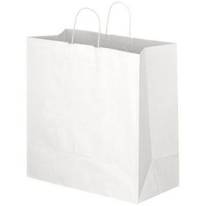 手提げ袋 白L マチ広タイプ 35×21×43c...の商品画像