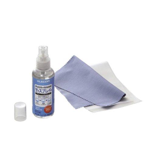 アウトレット：外装傷み　エレコム クリーニングリキッド ディスプレイ用 クリーニングクロスセット 除...