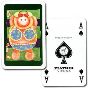 トランプ　丸型 丸い形のユニークなトランプ】名画 丸型トランプ - タロットカード輸入