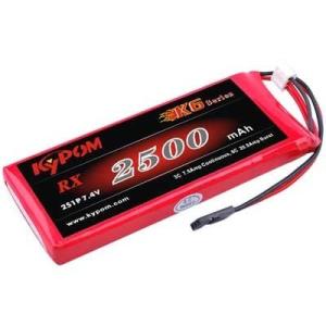 Kypom K6 7.4V 600mAh 35C70C リポ バッテリー☆ホビーショップ青空
