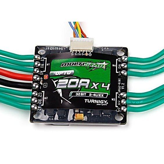 MultiSta  4 in 1 20A アンプ ESC V3 (Opto)スピードコントローラー