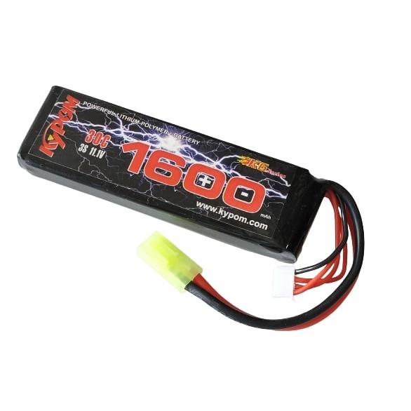 no2 Kypom S電動ガン 11.1V 1600mAh 30C60C リポ★ミニタミヤ コネクタ...