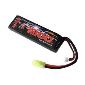 Kypom S電動ガン 7.4V 1800mAh 30C60C リポ★ミニタミヤ コネクター 電動ガン エアガン リポ リチウムポリマー バッテリー