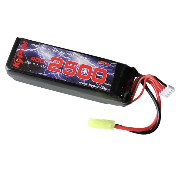 Kypom S電動ガン 11.1V 2500mAh 40C80C リポ★ミニタミヤ コネクター 電動...