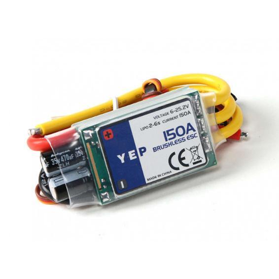 YEP 150A アンプ ESC（2-6S）SBECブラシレススピードコントローラースピードコントロ...