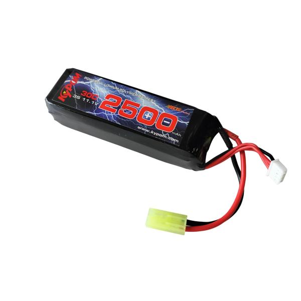 no2 Kypom S電動ガン 11.1V 2500mAh 30C60C リポ リチウムポリマー バ...