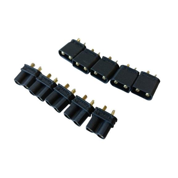 no3 XT30U 黒 コネクター オス メス セット (5 Pairs)Amass