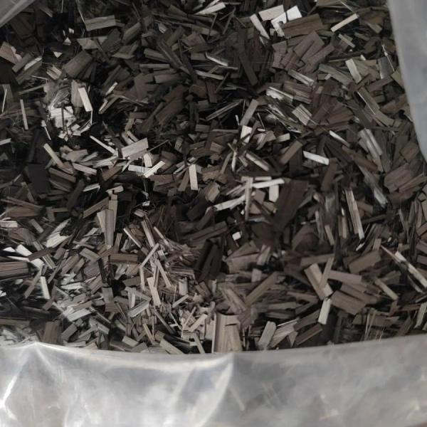 10MM 100g チョップド カーボン ファイバー ストランド フレーク 細断　素材 CFRP炭素...