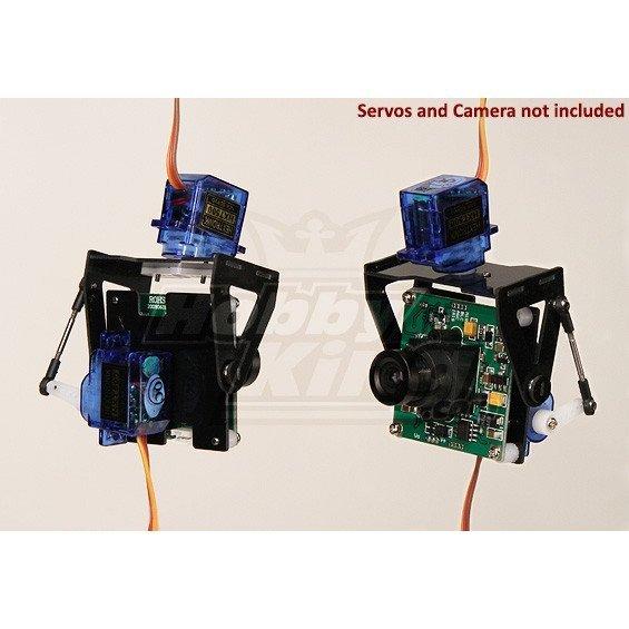 グラスファイバー製 パンチルト カメラ マウント FPV Fiberglass Pan-Tilt C...