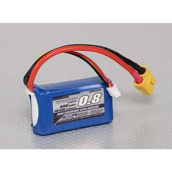 Turnigy 7.4V 800mAh 40C50C リポバッテリー★ホビーショップ青空