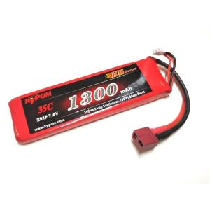 Kypom K6 7.4V 1300mAh 70C140C リポ バッテリー☆ホビーショップ青空