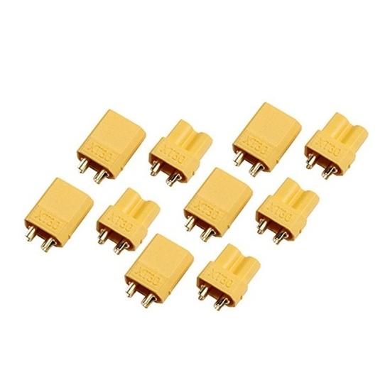 RJX XT30 オスメス コネクター (5セット）★ホビーショップ青空