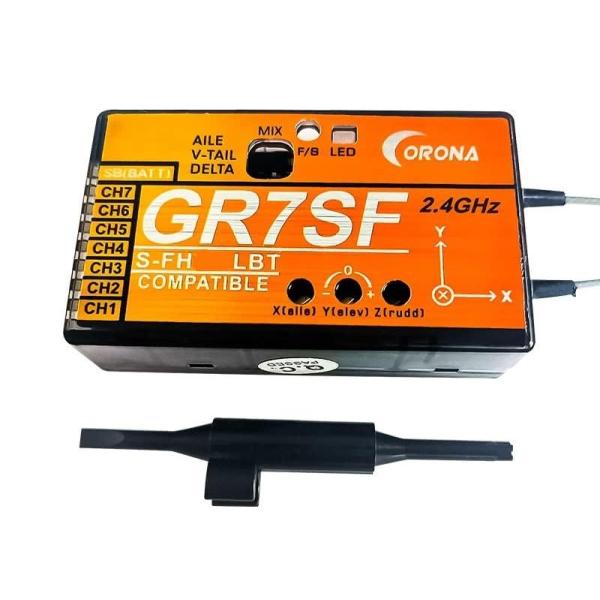 Corona S-FHxx 2.4GHz GR7SF 7ch  3軸ジャイロ フタ社 互換 受信機 ...