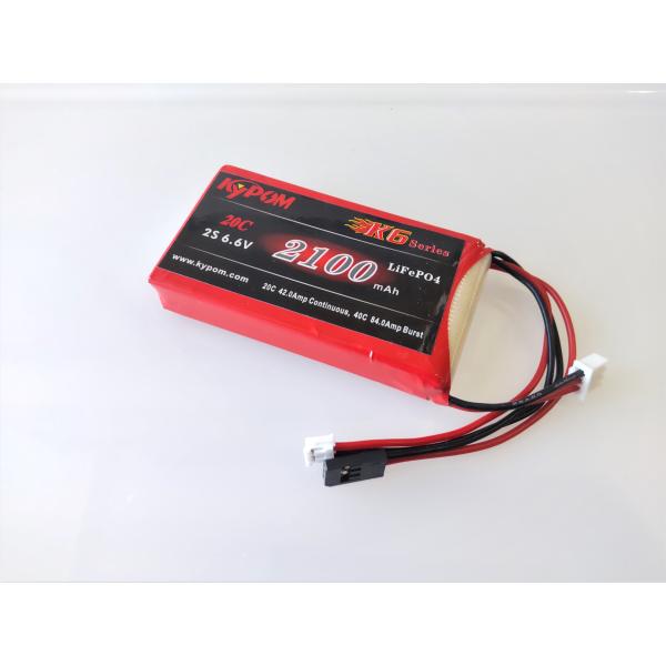 no2 Kypom K6 6.6V 2100mAh 20C40C 平 リフェ バッテリー★ホビーショ...
