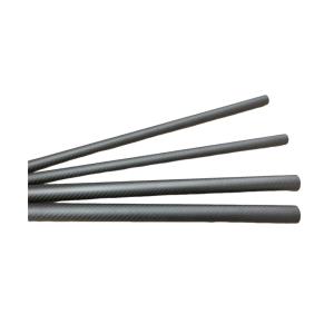 艶無し カーボン パイプ 22x20x500mm 3K チューブ 中空 1本 マット ドローン