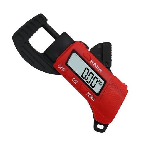 マイクロ メーター 赤 0-12.7mm 厚み 測定器　カーボン ファイバー コンポジット デジタル...