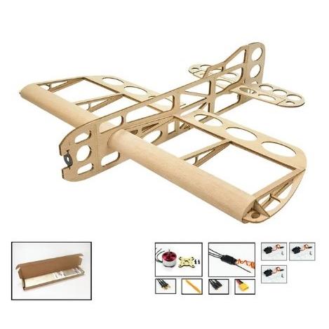 geebee 600mm バルサキット 3D 飛行機 ビルディング モデル モーター ESC サーボ...