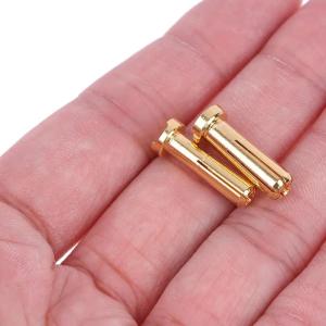 4mm 弾丸型 オス バナナ コネクター 5個...の詳細画像2