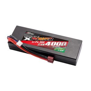 HiTEC ハイテック　ＸPOWER Li-Po 7.4V 4000mAh 35C バッテリー｜hs-hobby