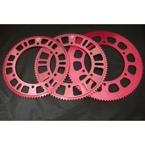 レーシングカート　リアスプロケット　XAM215サイズ 71T〜100T　