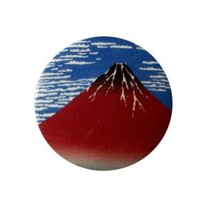 プッシュスタートボタンカバー スタートボタンカバー  浮世絵 富士山 凱風快晴  トヨタ ダイハツ スバル 車用｜hs-one-japan