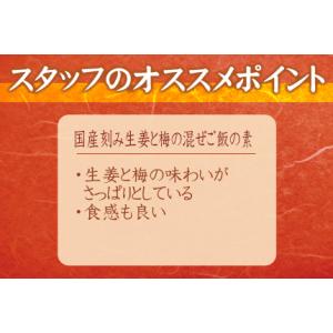 送料別 国産原料 混ぜご飯の素 国産刻み生姜と...の詳細画像4