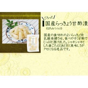 【国産野菜のご飯のお供】 国産らっきょう3種セ...の詳細画像3
