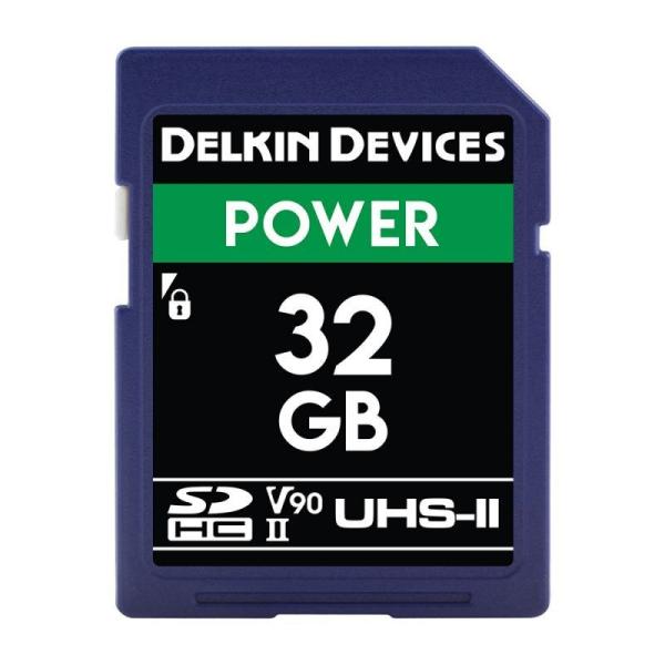 Delkin 32GB Power 2000X SDHC UHS-II (U3/V90) SDカード...