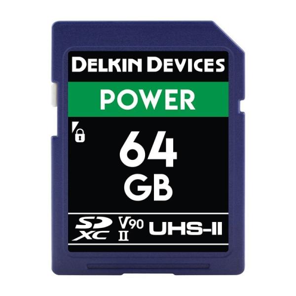 Delkin 64GB Power 2000X SDXC UHS-II (U3/V90) SDカード...