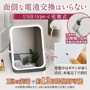 女優ミラー 卓上ミラー 鏡 卓上 led 卓上...の詳細画像5