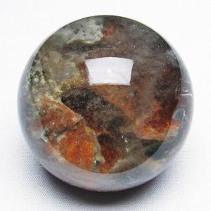 ガーデンクォーツ（庭園水晶） 丸玉 56mm t100-4829 : 誠安天然石専門