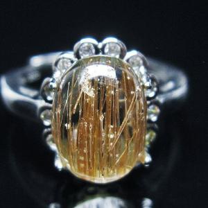 パワーストーン 天然石 ガーデン （庭園） 水晶 指輪 リング(13号