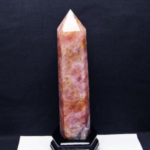 2.5Kgパワーストーン 天然石 ローズクォーツ六角柱 t332-5548 : H.S.K