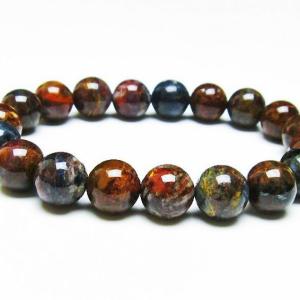 パワーストーン 天然石 ピーターサイト ブレスレット 12mm t37-6403