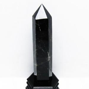 1Kgパワーストーン 天然石 モリオン 純天然 黒水晶 六角柱 t43-8127