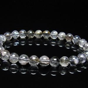 パワーストーン 天然石 ガーデンクォーツ（庭園水晶）ブレスレット17mm