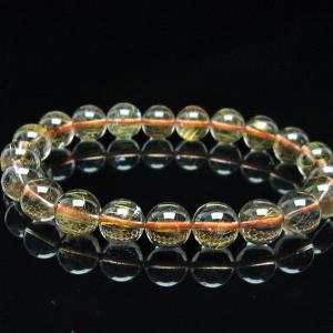 ガーデンクォーツ（庭園水晶） ルチル入り ブレスレット 14mm t50